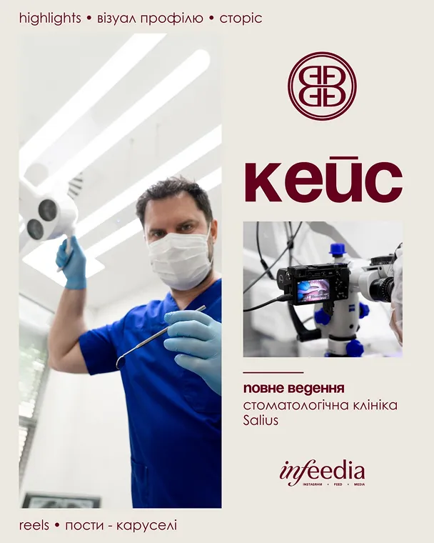 Проєкт: повне ведення SMM для Salius у Празі.