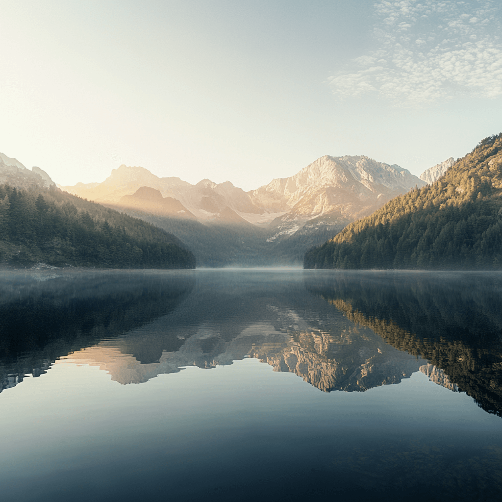 Lake reflection