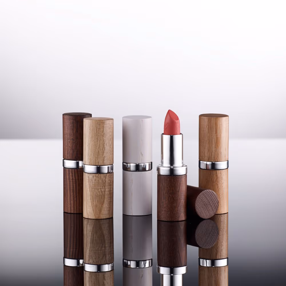 wooden lipsticks