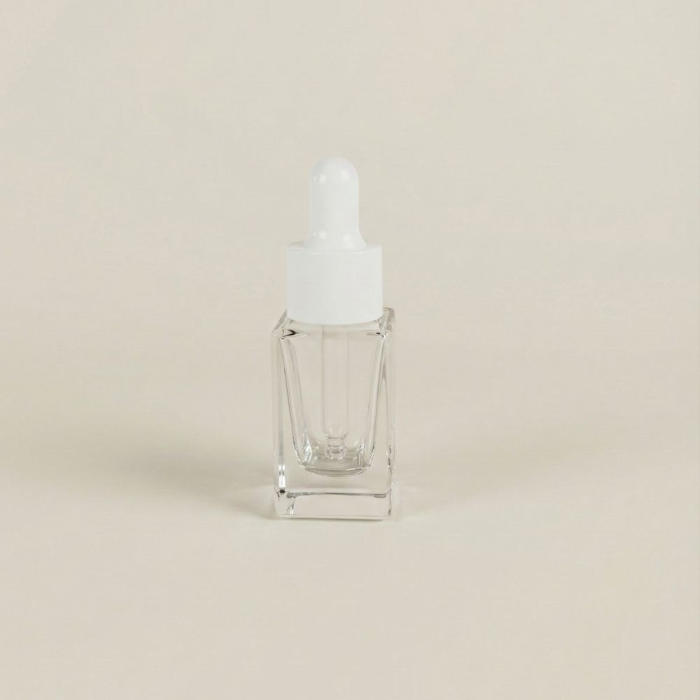 Eckiger Glass-Dropper 10 ml