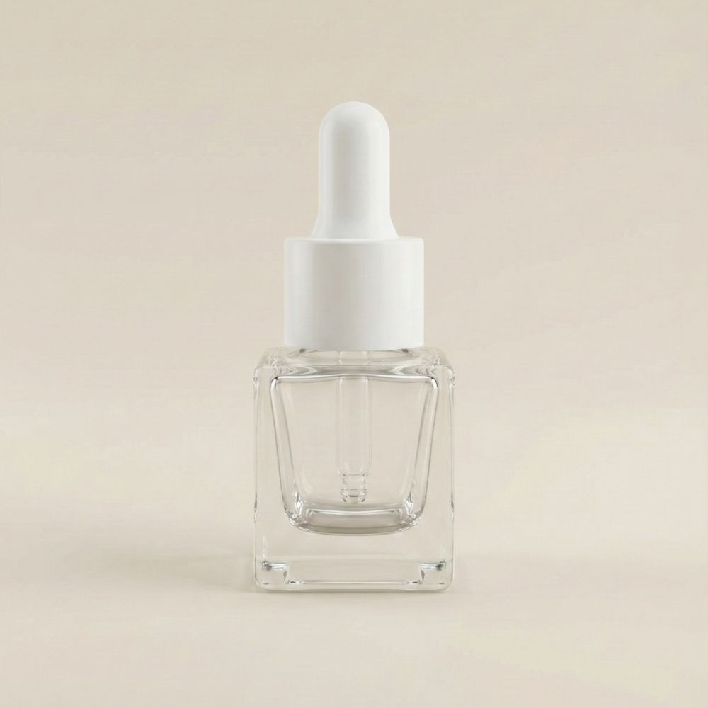 Eckiger Glasdropper 5 ml