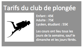 mauvais exemple de lisibilité d'une affiche