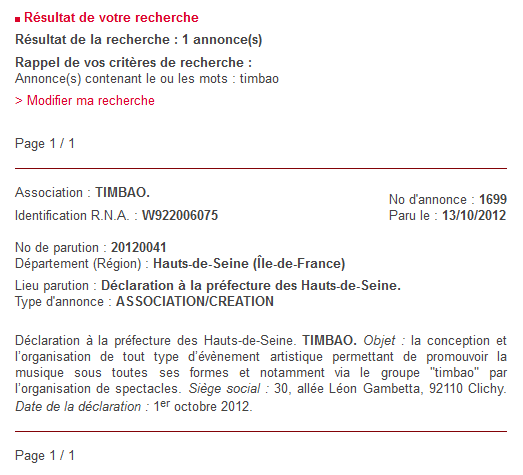 exemple de RNA d'association