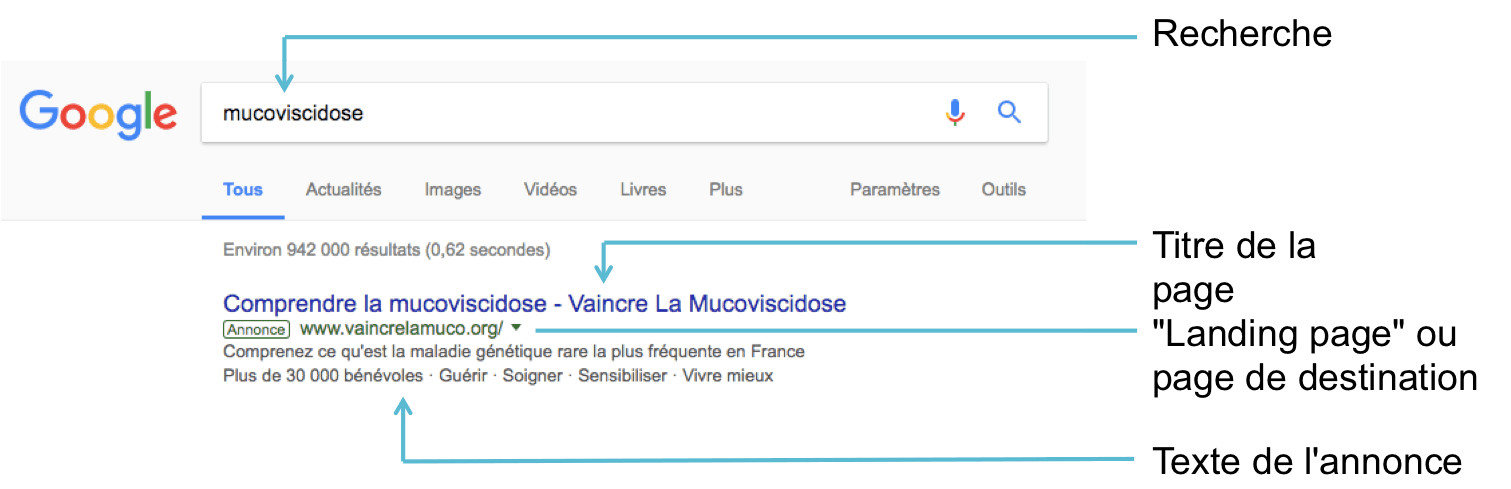 exemple annonce google ad grants associations