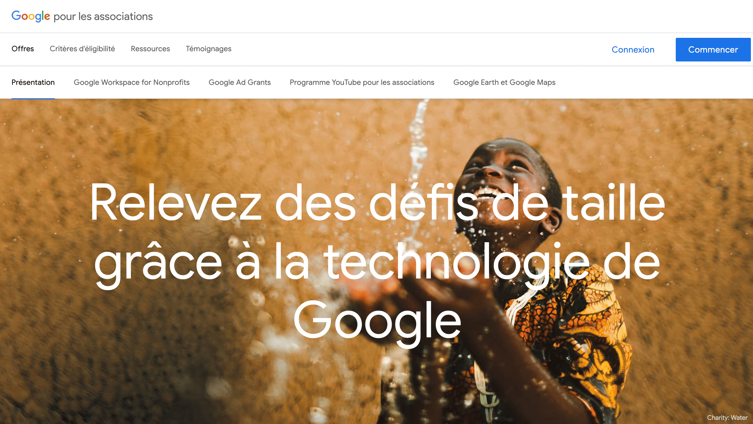 google pour les associations ad grants adwords