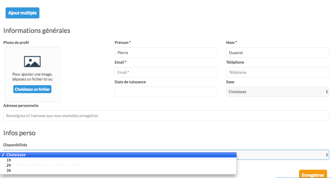 exemple fiche membre association assoconnect