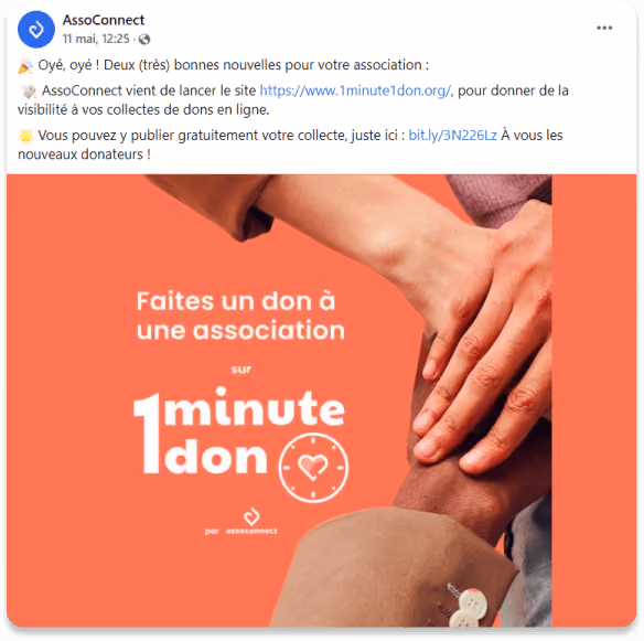 exemple de post facebook
