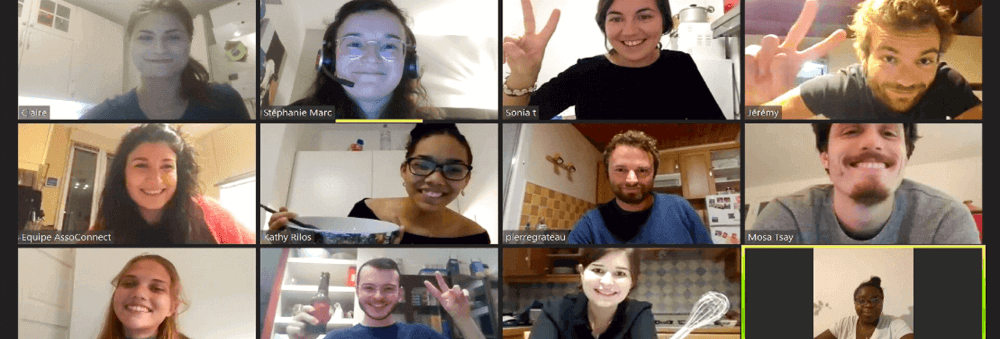 asso organiser événement en ligne