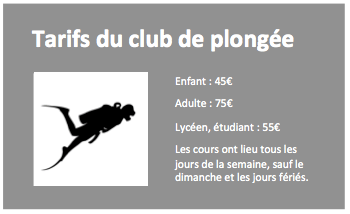 bon exemple de lisibilité d'une affiche