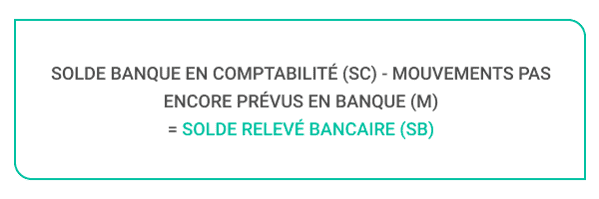 relevé bancaire cloture comptable