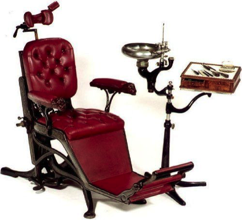 The old dental chair