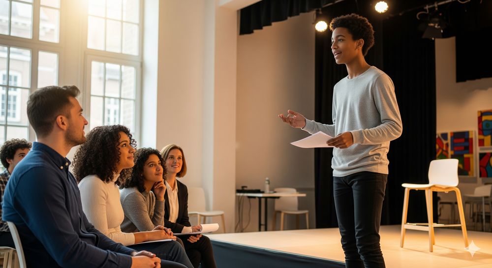 Learn pitching and speaking for students at Young Leaders Academy in Brussels