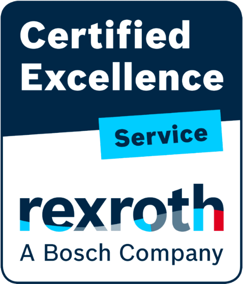 Certificaat van uitmuntende service door Rexroth, een Bosch-bedrijf.
