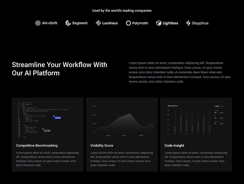 Mention - Webflow HTML website template