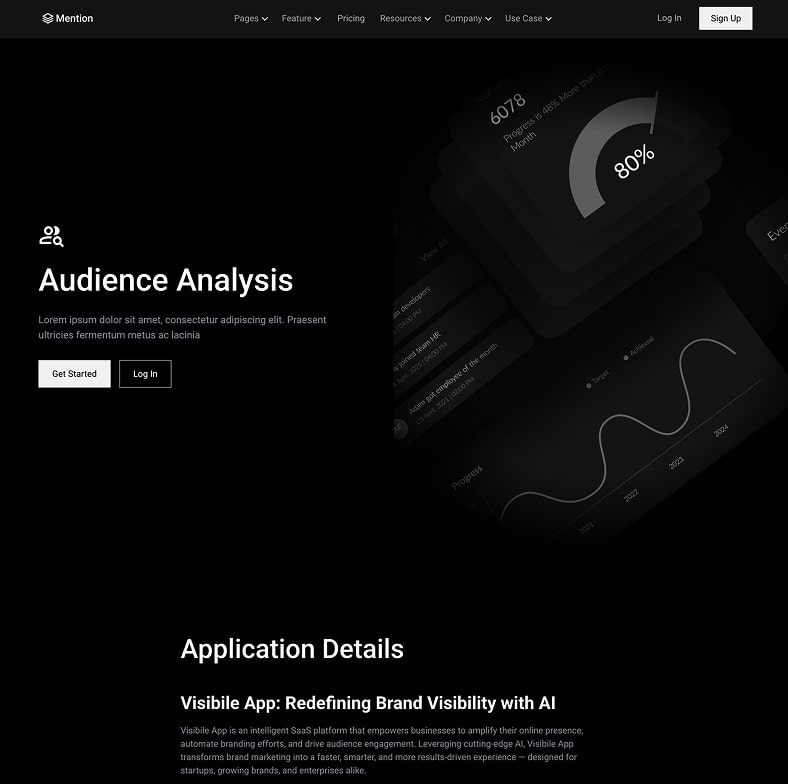 Mention - Webflow HTML website template