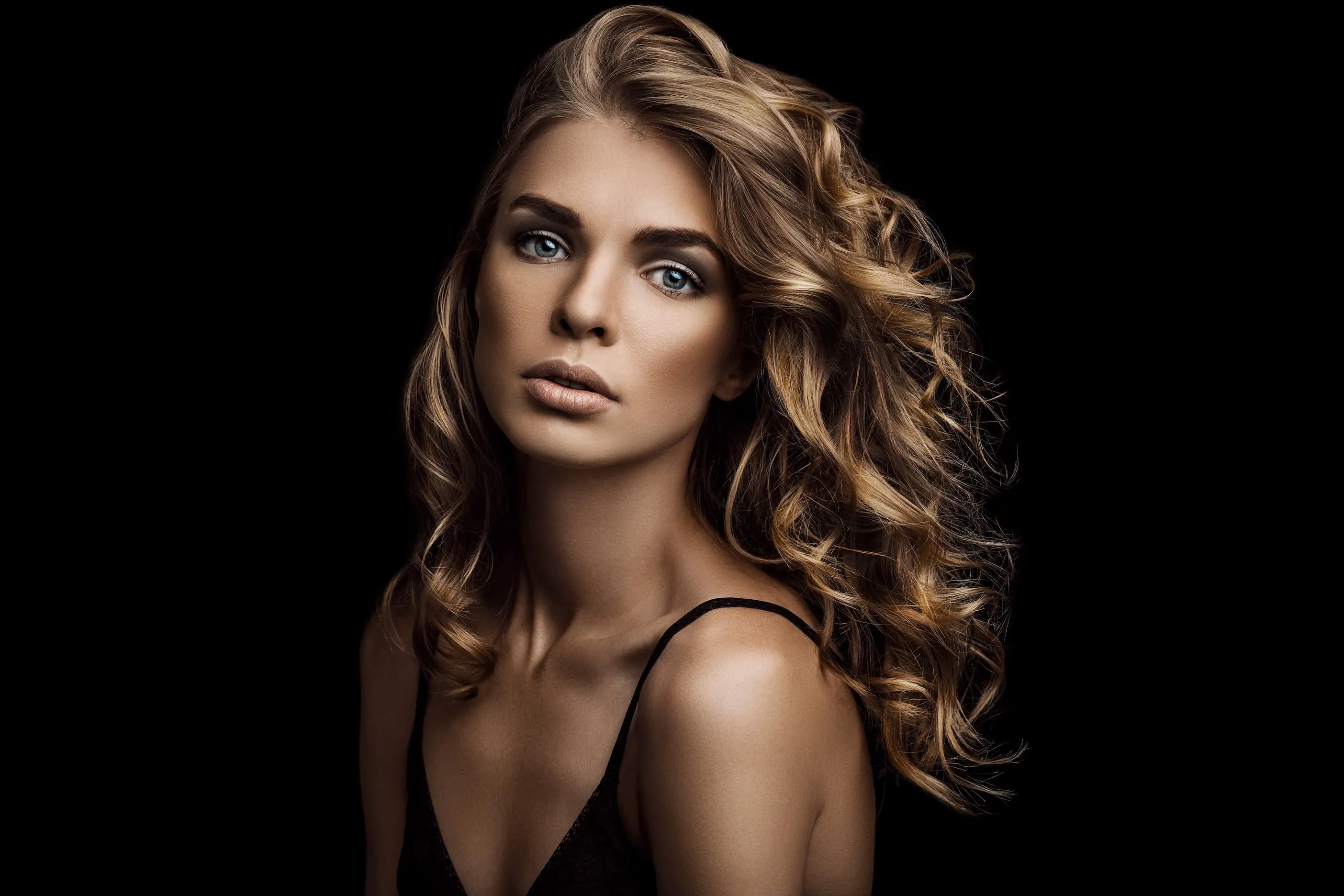 Woman with nice hair