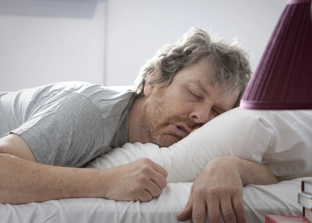 Man Not Using Non-Surgical Sleep Apnea Treatment Lee's Summit - Accurso Aesthetics Medical Spa