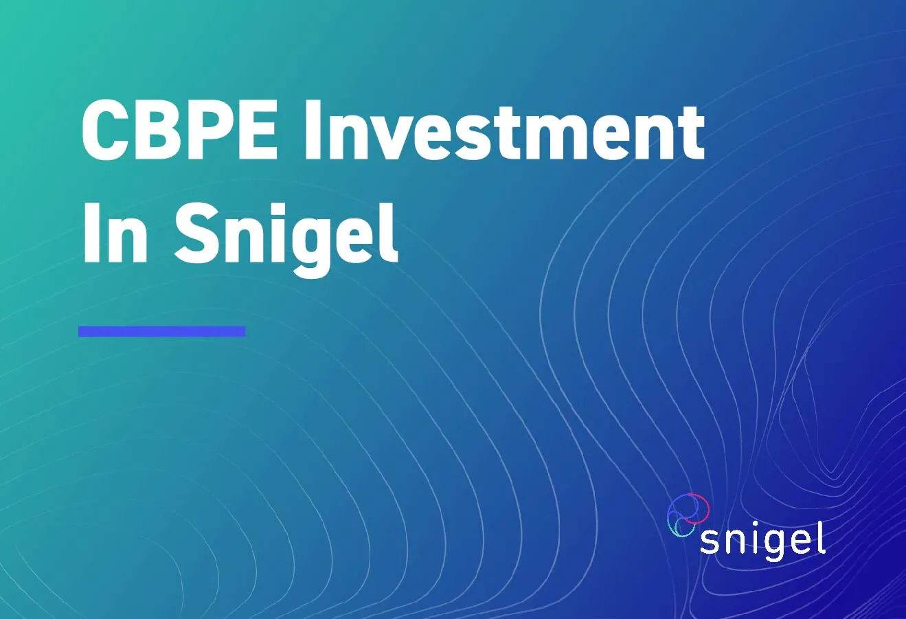 CBPE Investment In Snigel