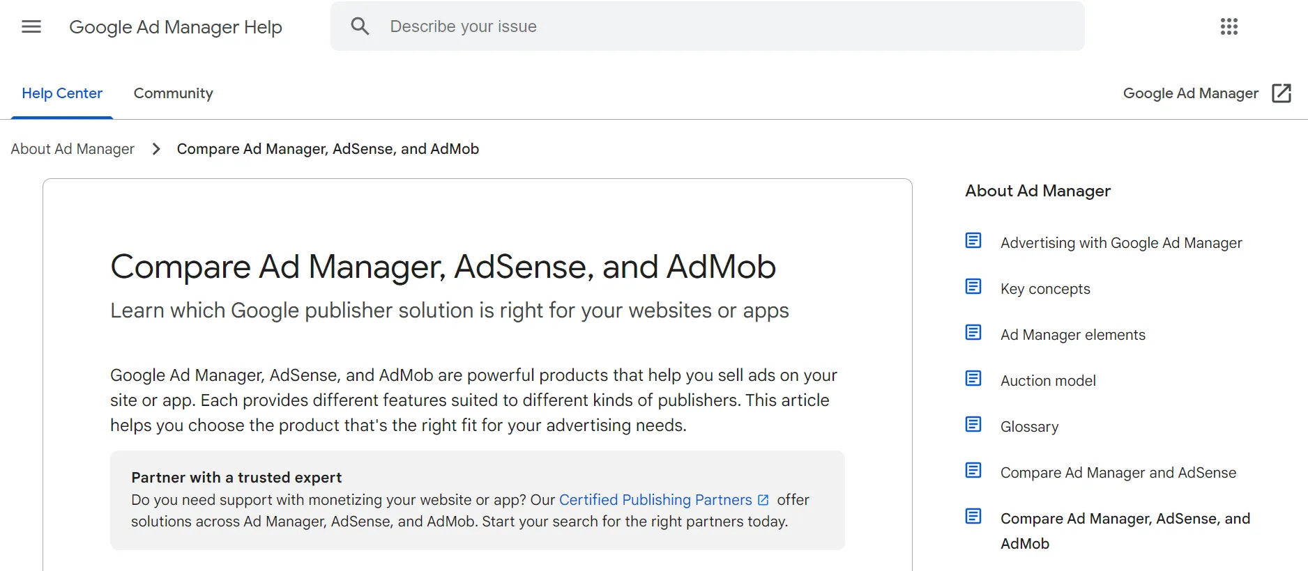 Google: AdX, AdSense, and AdMob comparison