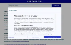 Screengrab of Snigel Consent Management solution (CMP) to comply with TCF 2.0
