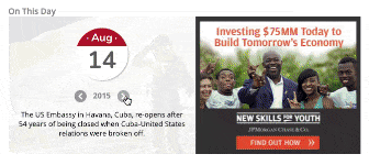 Example of an interactive ad