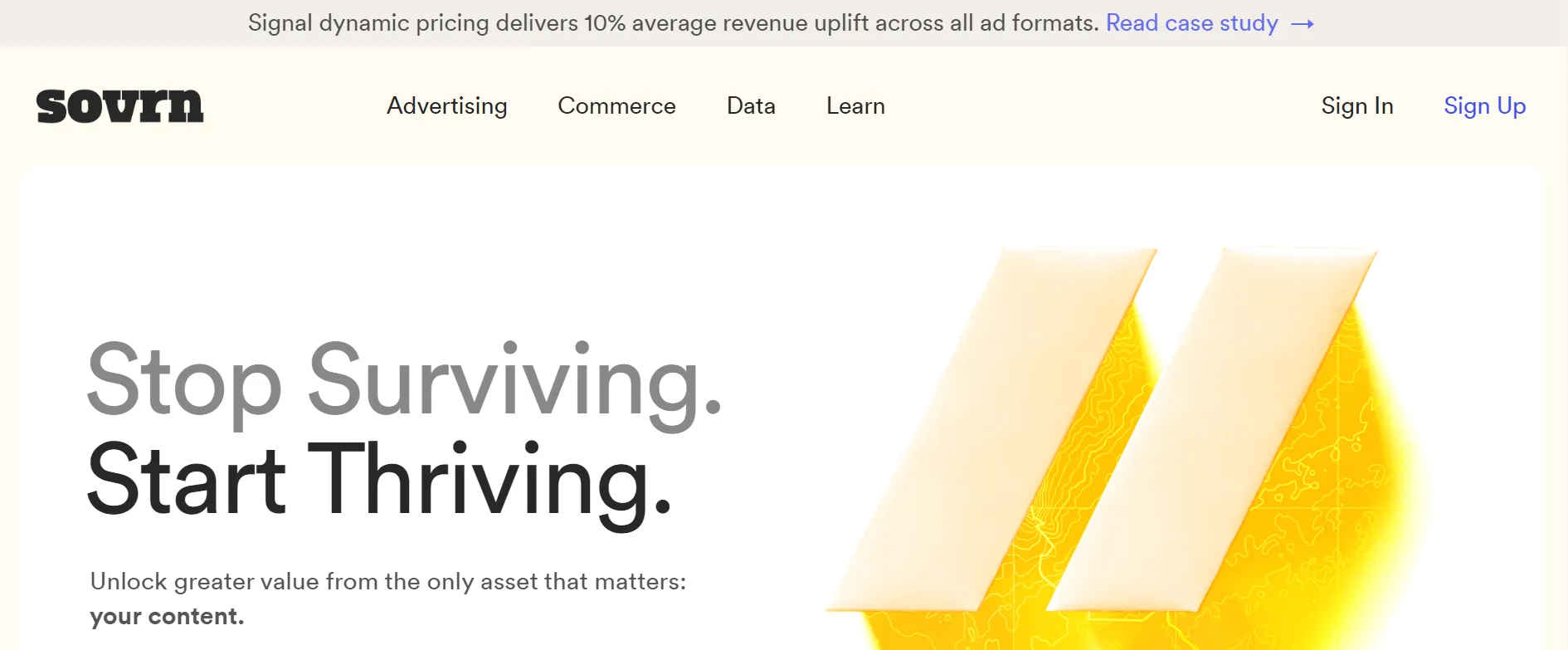 Sovrn homepage