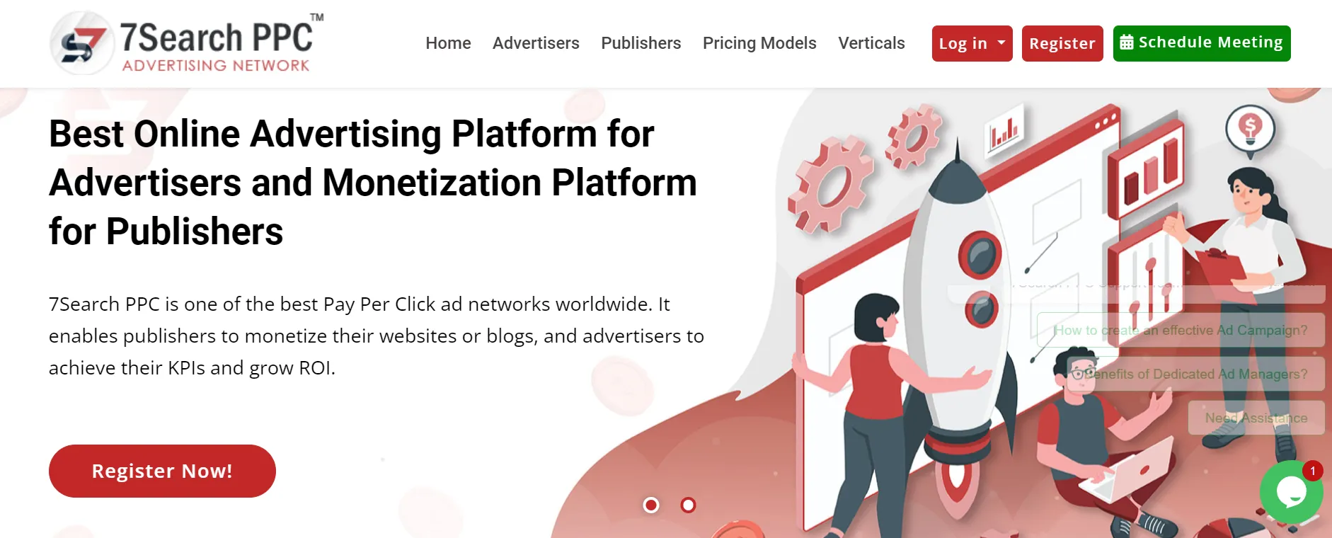 7Search PPC homepage
