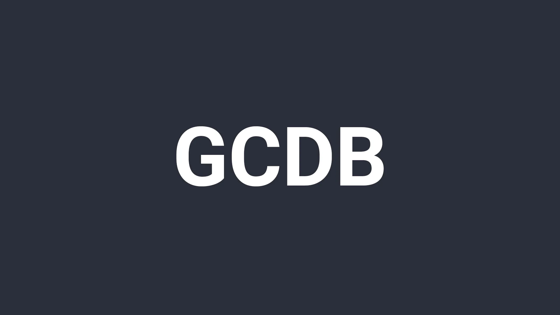 GCDB