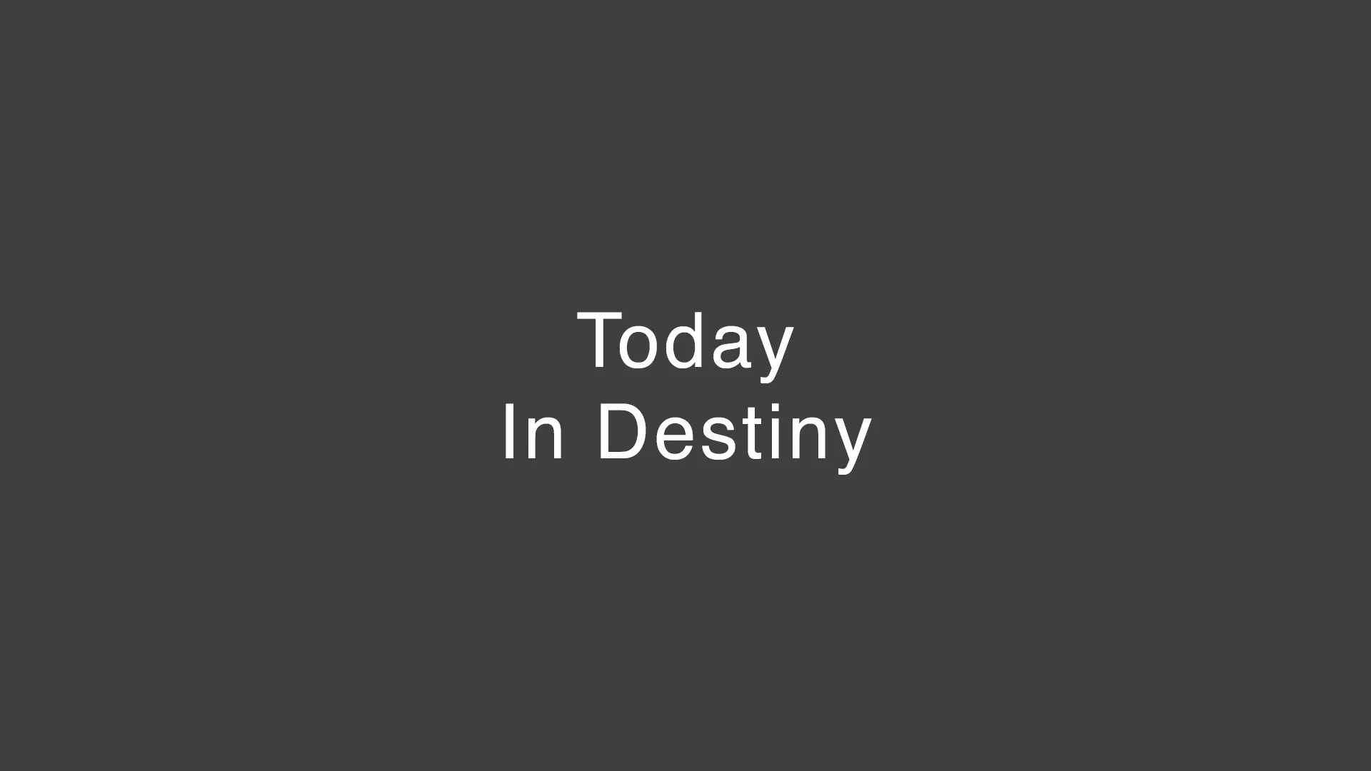 todayindestiny