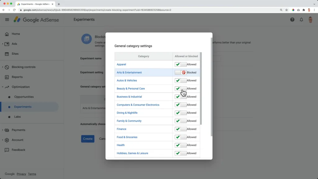 adsense platform