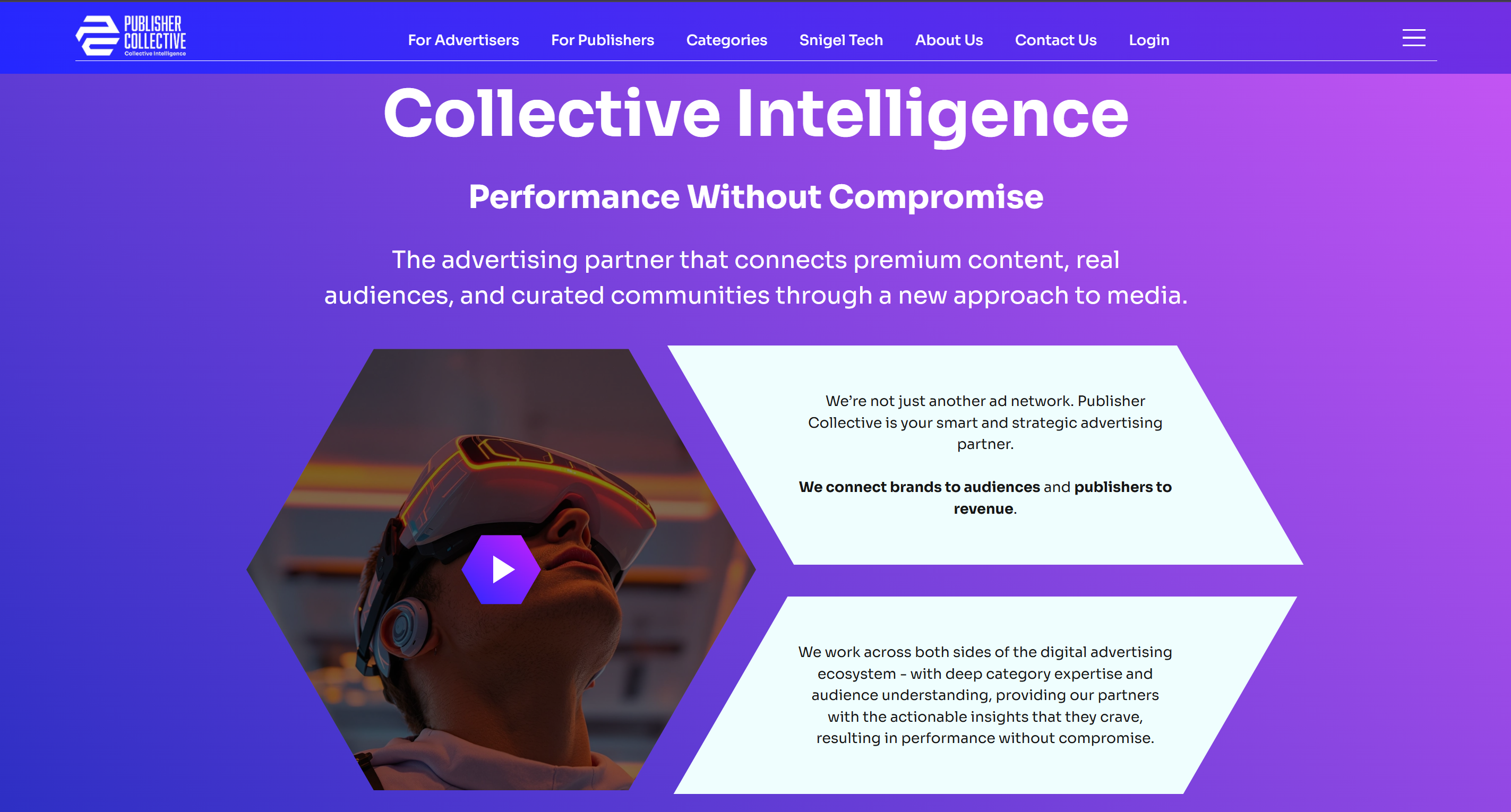 Publisher Collective Homepage Screenshot