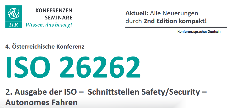 ISO 26262 conference programme