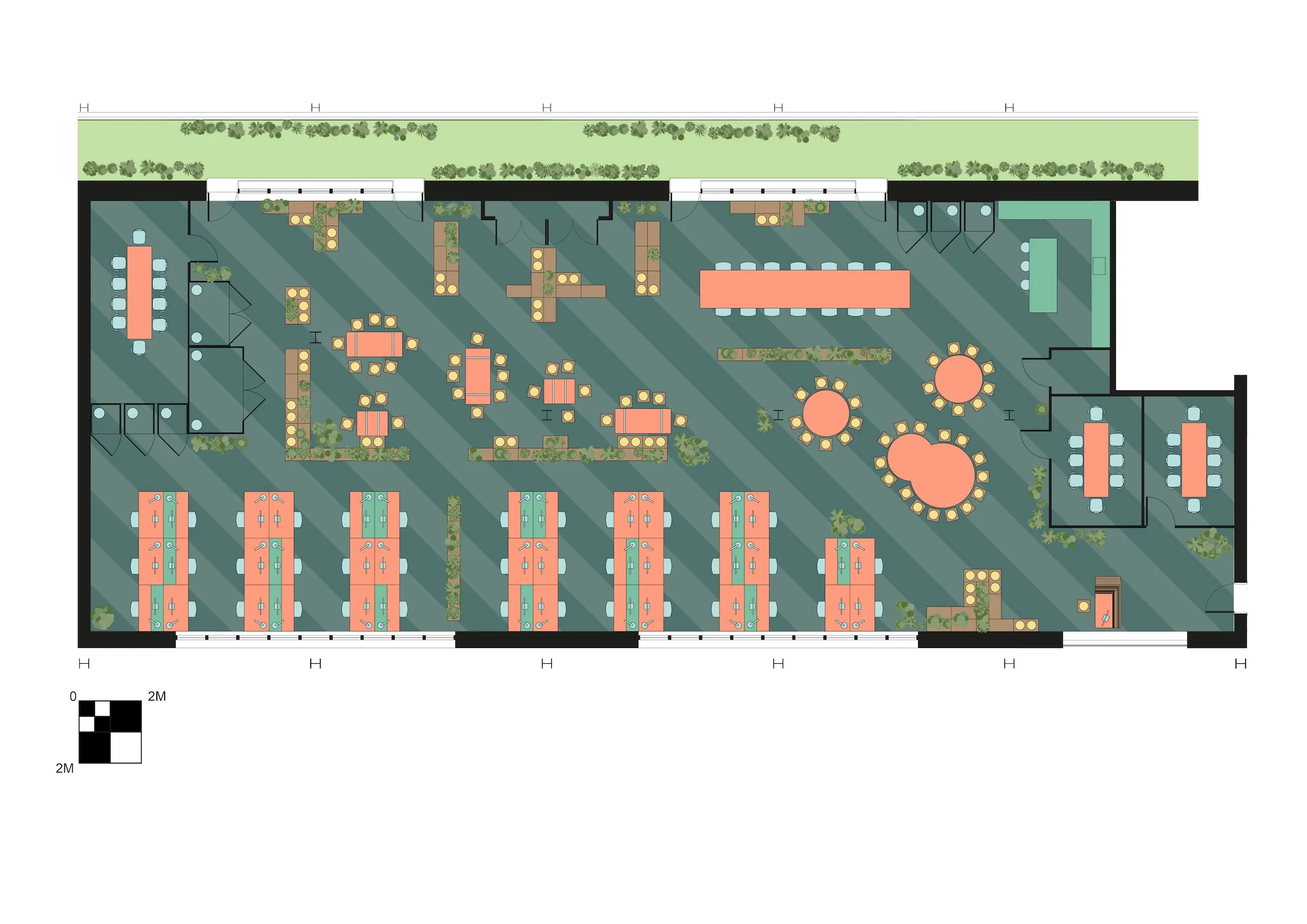 Proposed Floor Plan. By Office S&M, RIBA Chartered Architectural Practice in London.