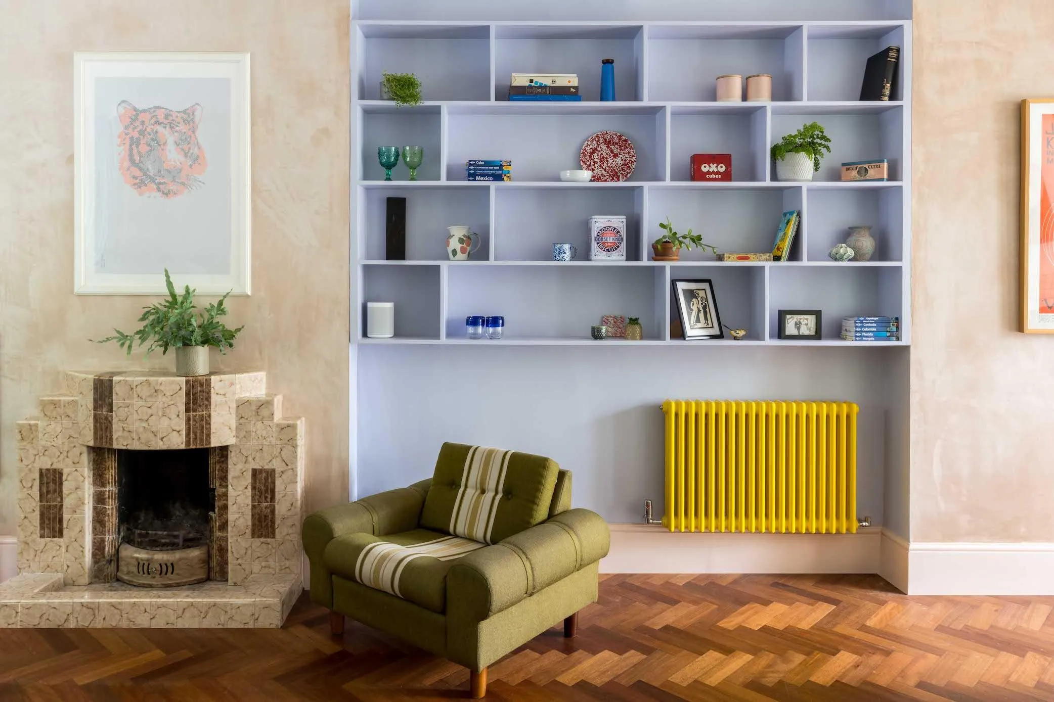 Photo of the living room. By Office S&M, RIBA Chartered Architectural Practice in London.