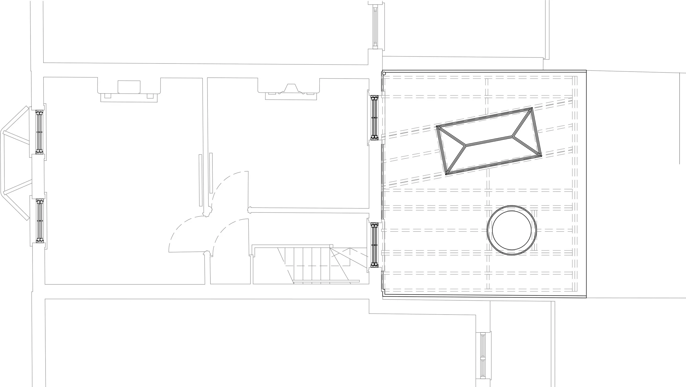 Proposed First Floor Plan. By Office S&M, RIBA Chartered Architectural Practice in London.