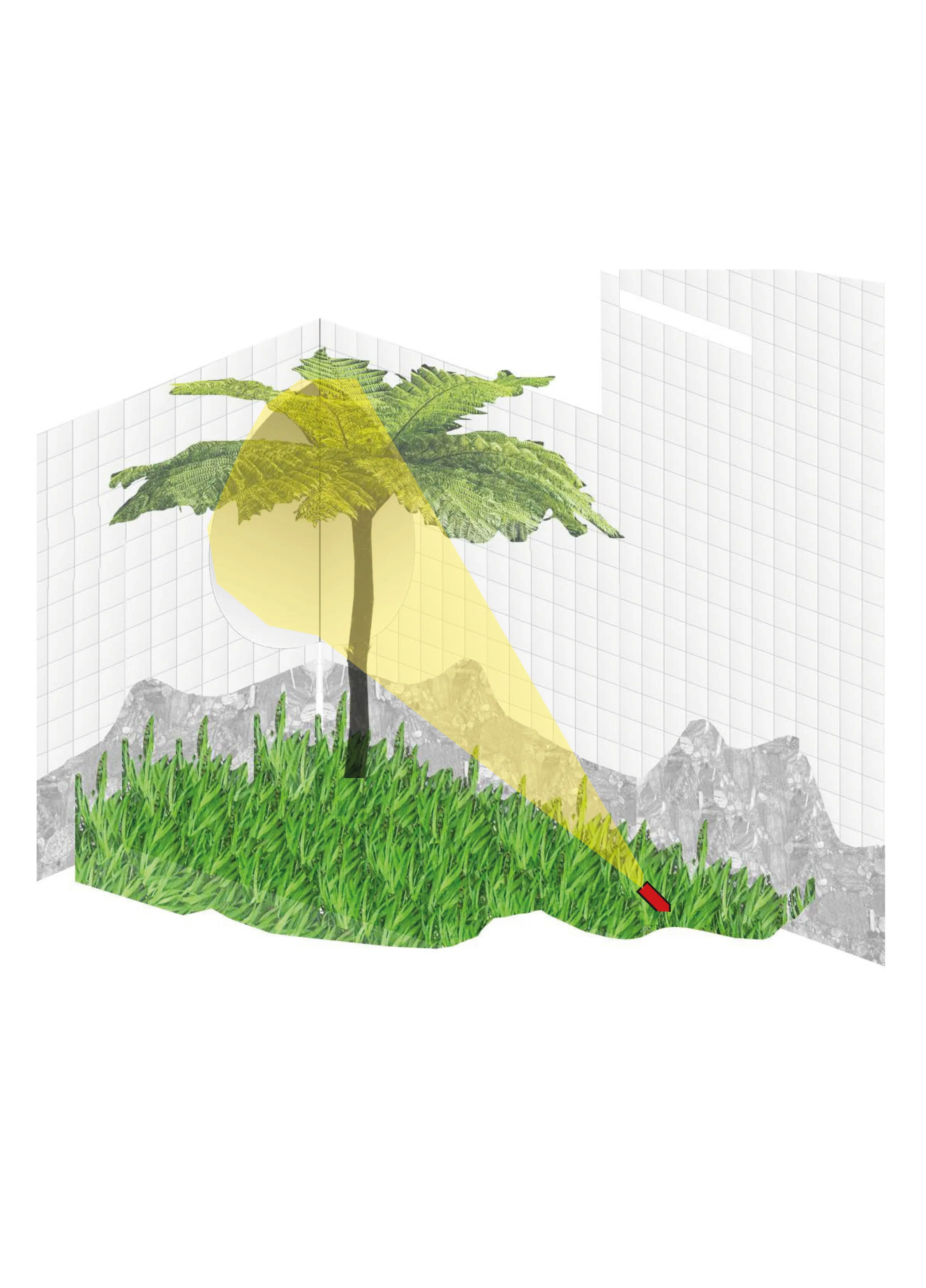 Illustrative landscape sketch. By Office S&M, RIBA Chartered Architectural Practice in London.