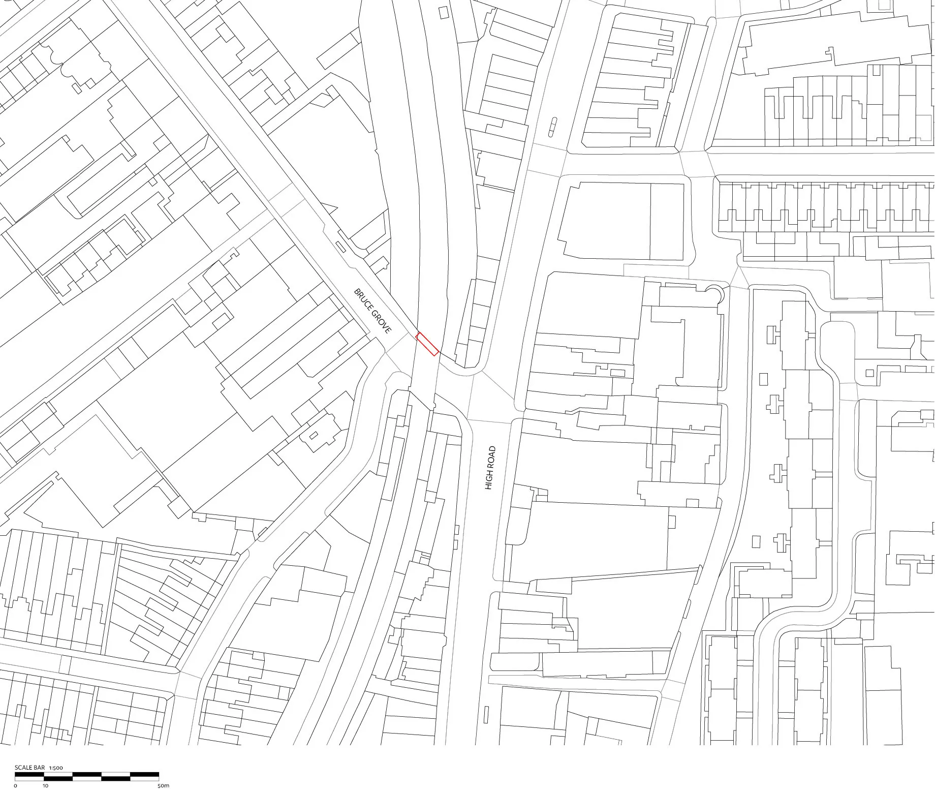 Bridge Wall Site Plan. By Office S&M, RIBA Chartered Architectural Practice in London.