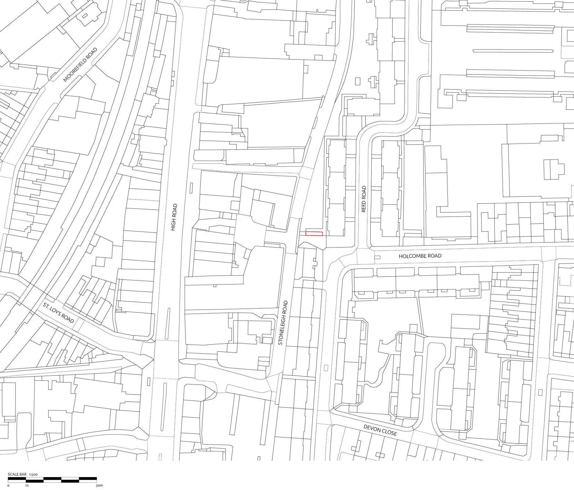Site Plan, Block. By Office S&M, RIBA Chartered Architectural Practice in London.
