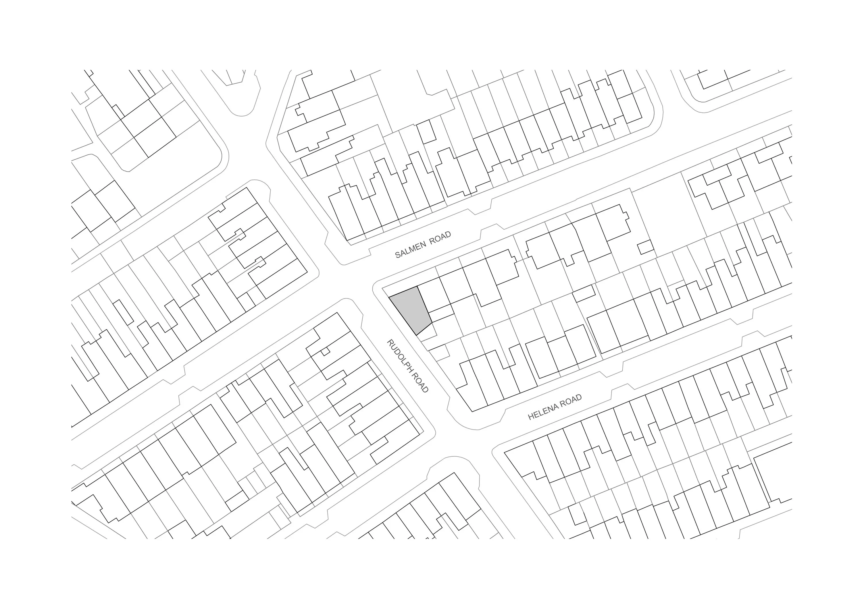 Proposed Site Plan. By Office S&M, RIBA Chartered Architectural Practice in London.