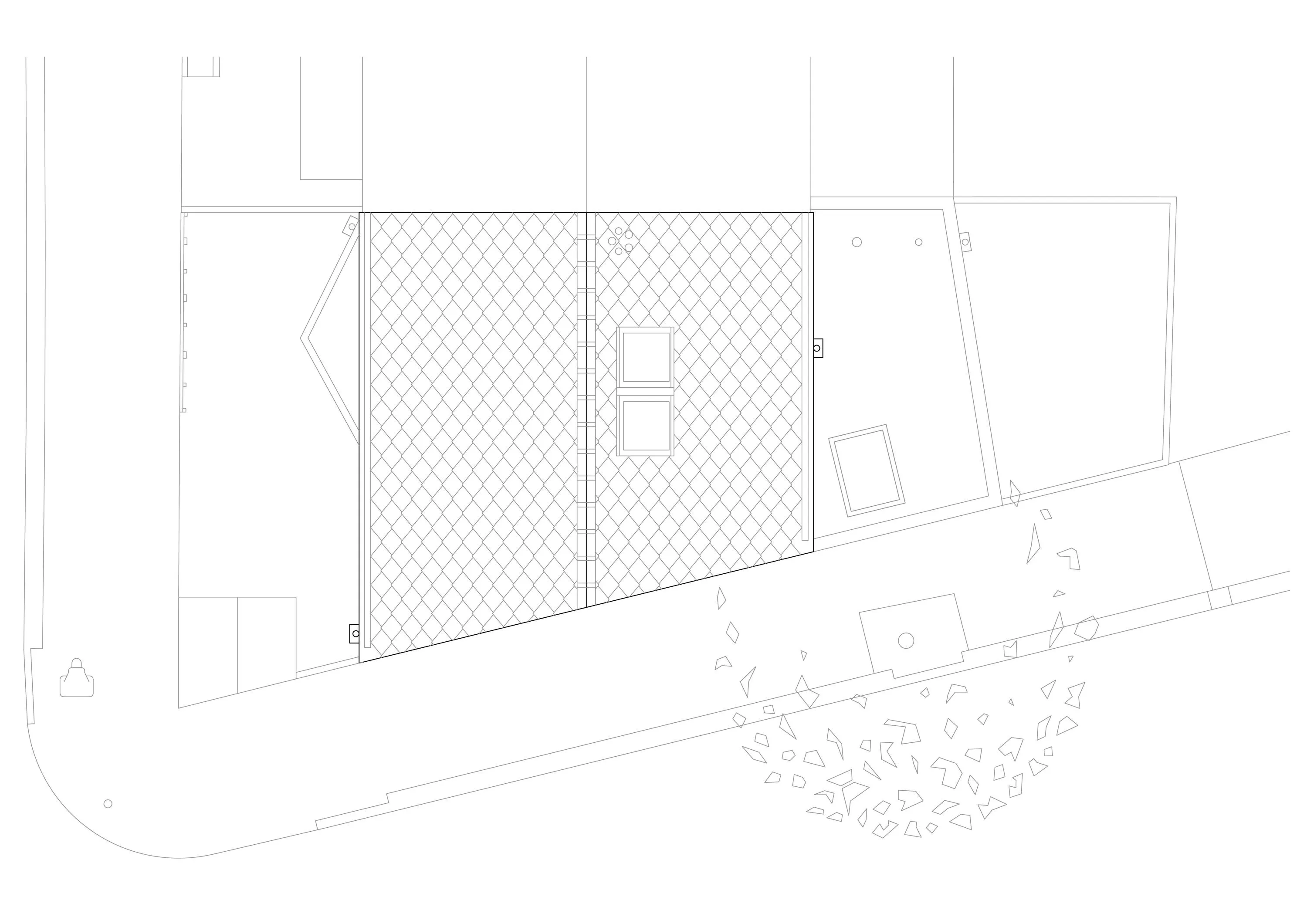 Proposed Roof Plan. By Office S&M, RIBA Chartered Architectural Practice in London.