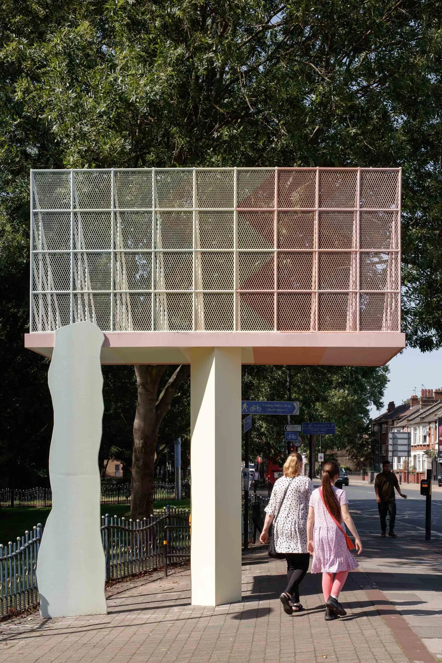 Photo of the structure. By Office S&M, RIBA Chartered Architectural Practice in London.