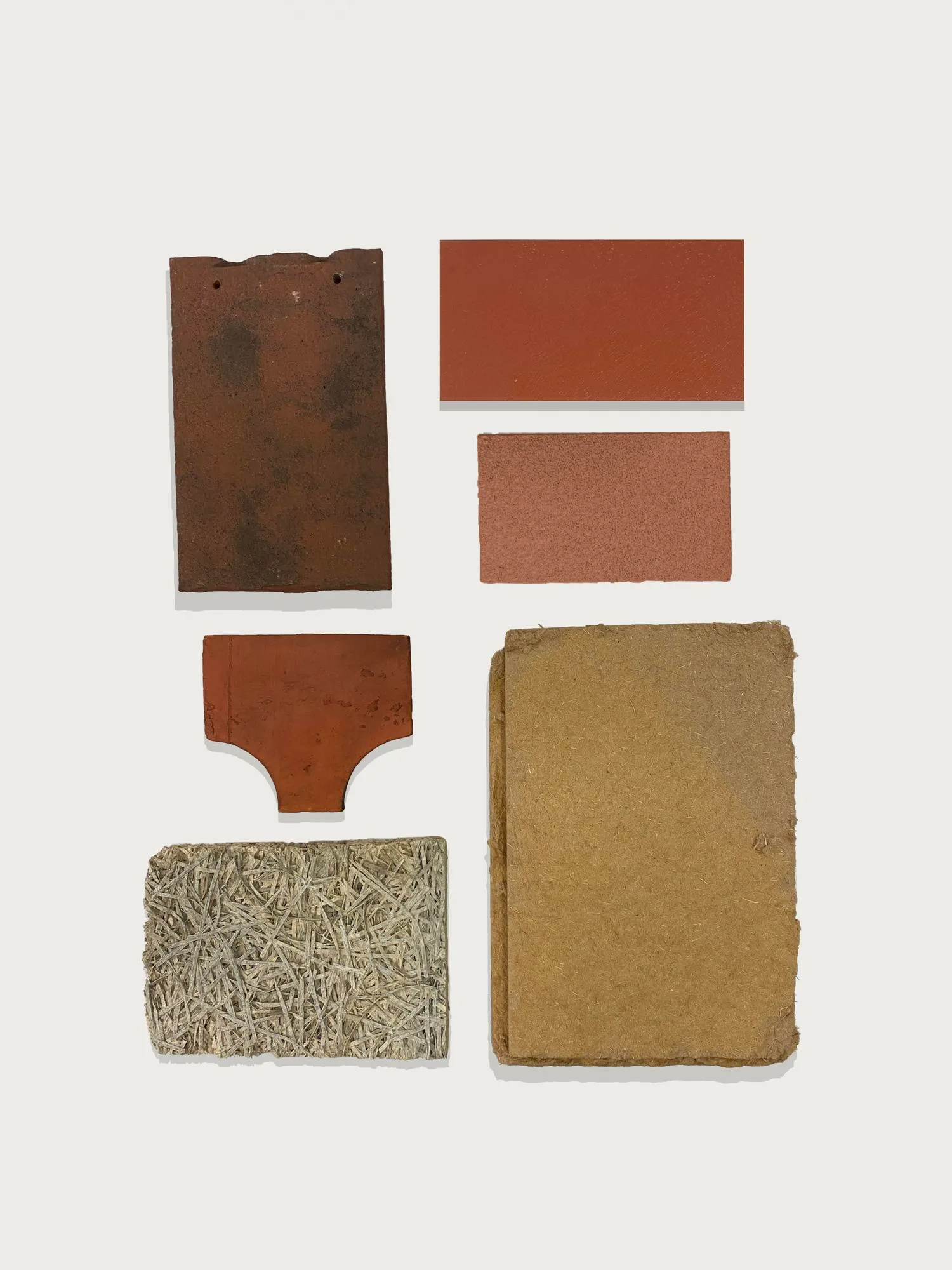 Sample material palette. By Office S&M, RIBA Chartered Architectural Practice in London.