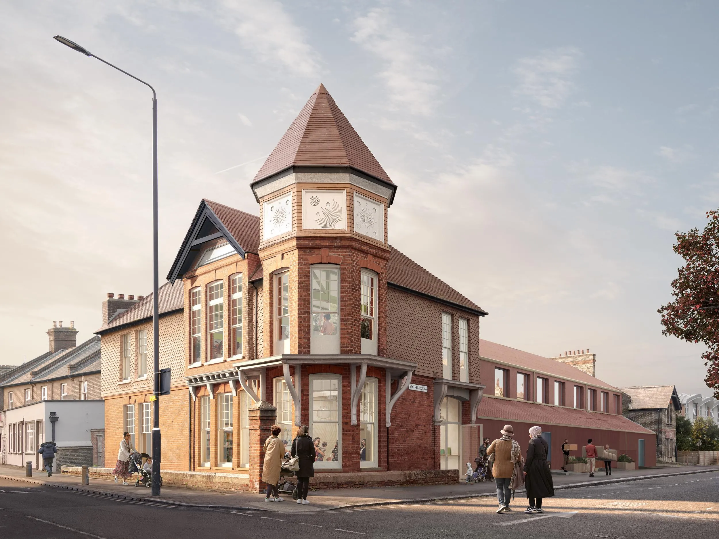 Visual showing the newly designed proposal. By Office S&M, RIBA Chartered Architectural Practice in London.