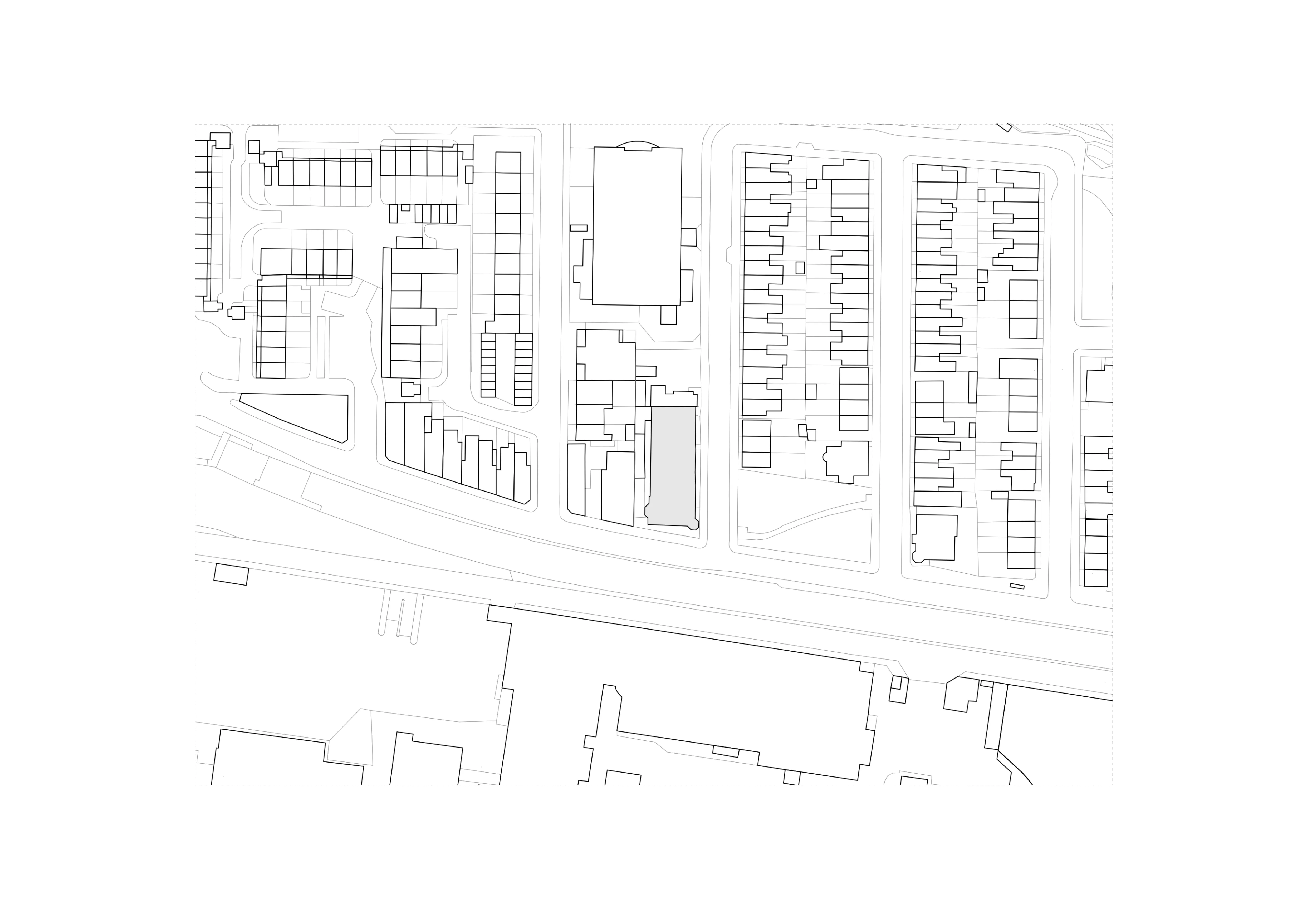 Proposed Site Plan. By Office S&M, RIBA Chartered Architectural Practice in London.