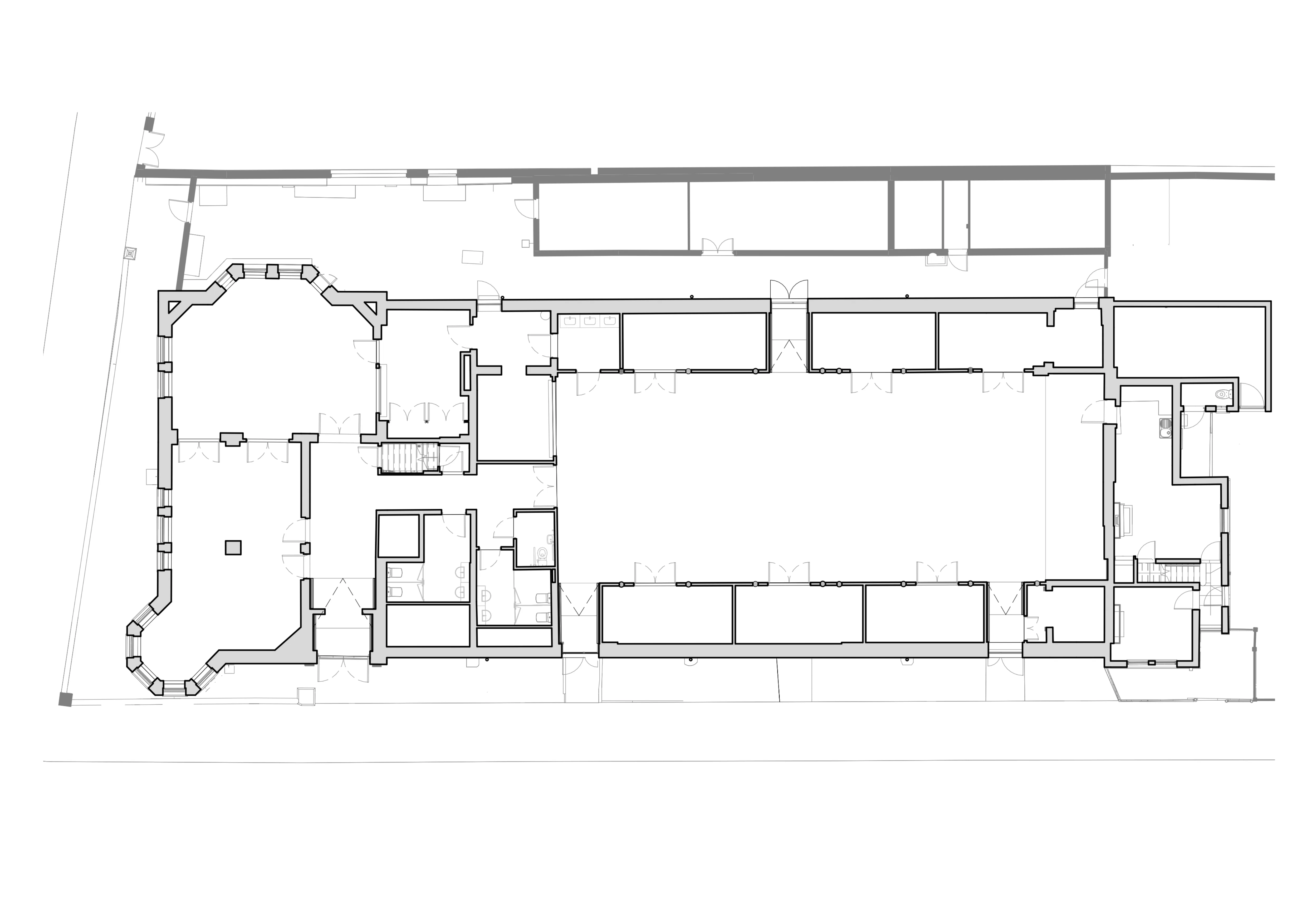 Ground Floor Plan. By Office S&M, RIBA Chartered Architectural Practice in London.