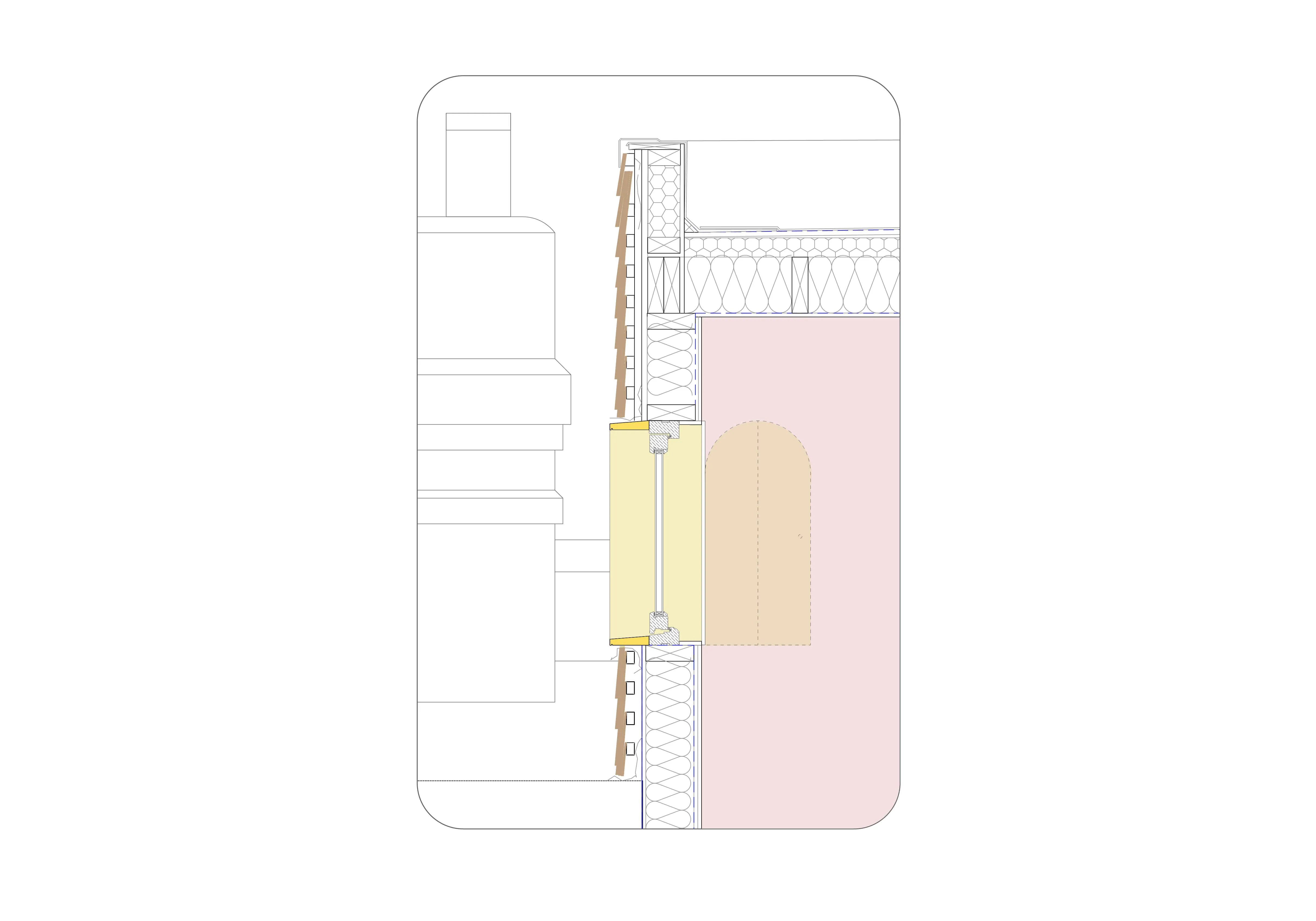 Proposed Window Detail. By Office S&M, RIBA Chartered Architectural Practice in London.