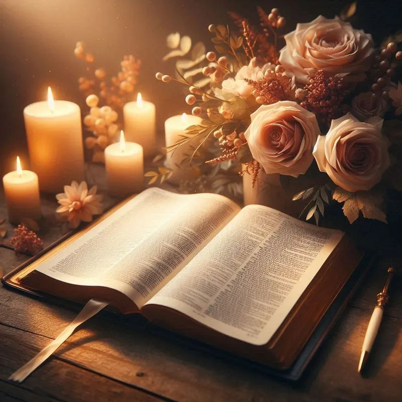 a design of the bible open