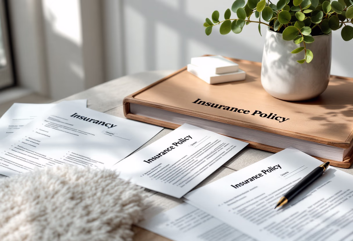 image of insurance policy documents