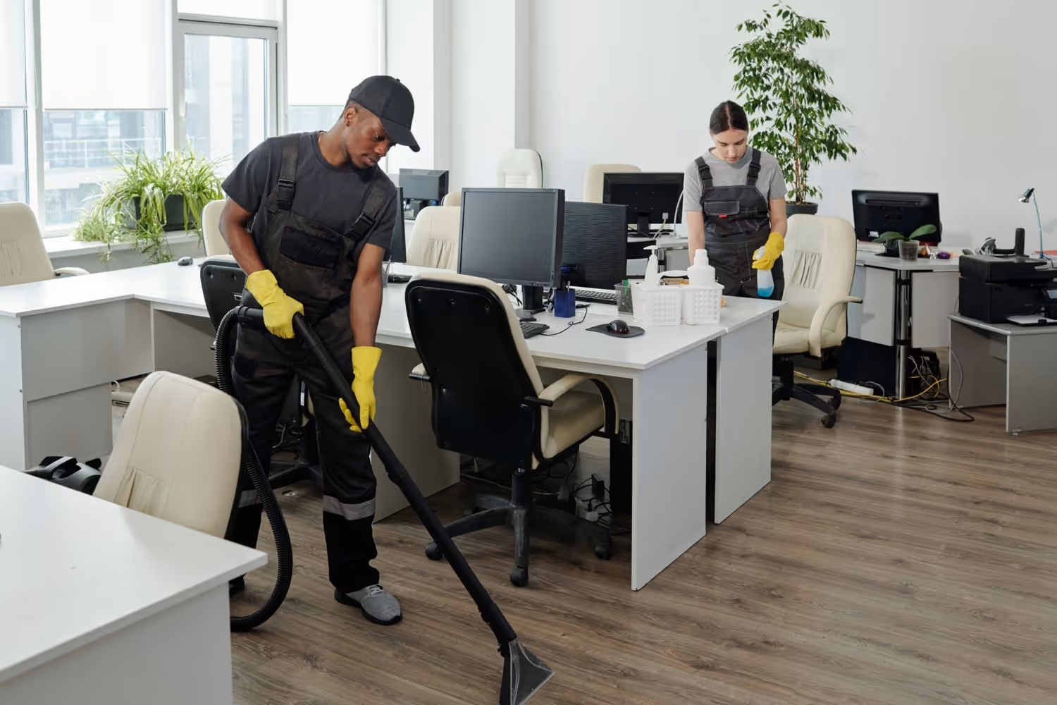 Cleaning a college