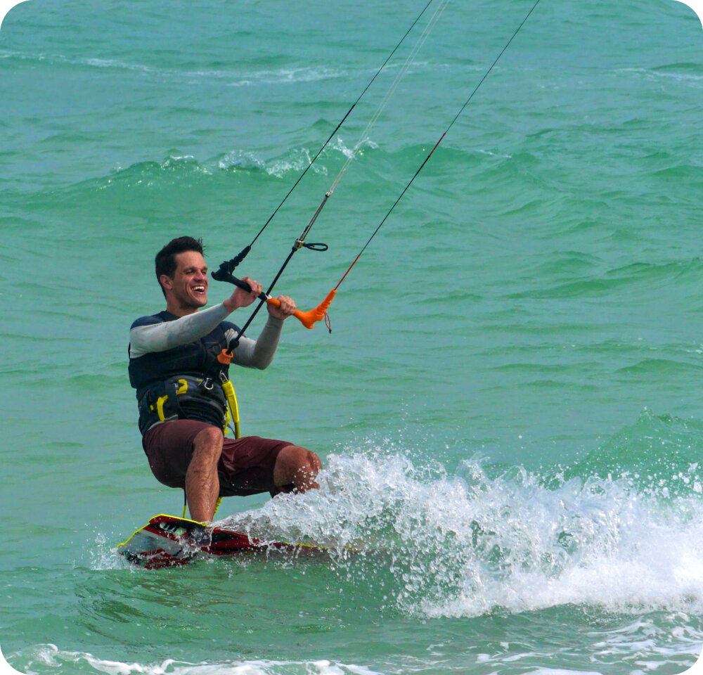 Michael Terrell Kite Surfing